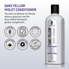 Sans Yellow Conditioner hydrates and nourishes blond, white or grey hair