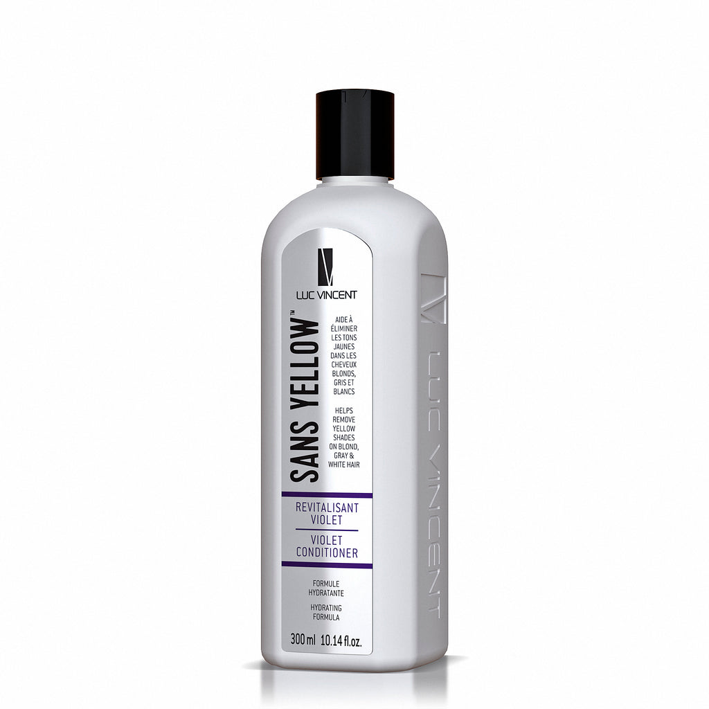 Sans Yellow Conditioner hydrates and nourishes blond, white or grey hair