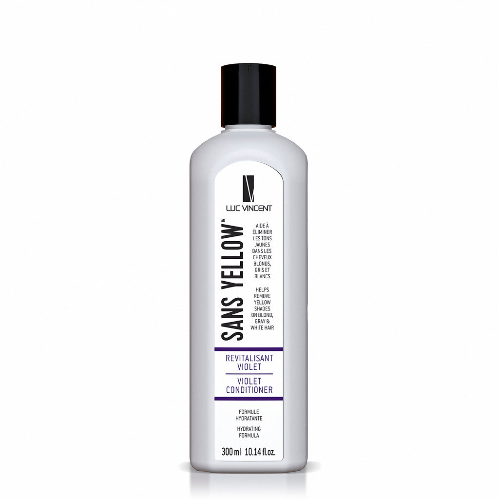 Sans Yellow Conditioner hydrates and nourishes blond, white or grey hair